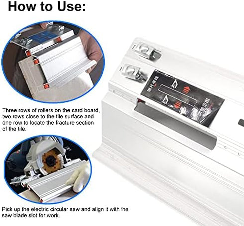YWBL-WH Tile Chamfering Tool 45 Degree Metal Corner Cutting Machine Device (250 x 170mm / 9.8 x 6.7in)