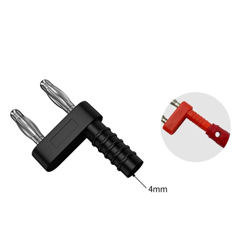 Qingdinu 16 4MM 2 1 14MM Socket(5 PCS Banana Plug Connector Short Circuit Jumper Revolution Mother Spacing red)