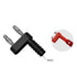 Qingdinu 16 4MM 2 1 14MM Socket(5 PCS Banana Plug Connector Short Circuit Jumper Revolution Mother Spacing red)
