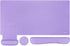 MOSISO Keyboard Mouse Pad Set, Large Gaming Mouse Pad & Wrist Rest, Ergonomic Non-Slip Mousepad for Home Office, Purple