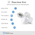 QIACHIP ZigBee Smart Light Socket Adapter E26 E27 Bulb Holder, Remote Control Compatible with Alexa Echo, Requires Hub