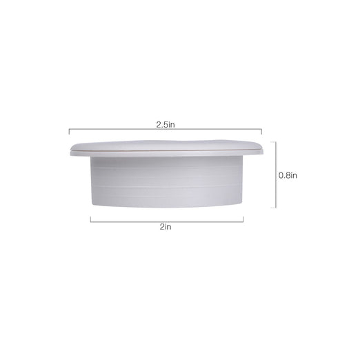 5 Pack 2" White Desk Grommet