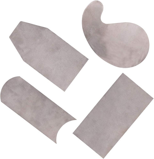 DEF Manganese Steel Cabinet Scrapers Tool, High-strength and Wear-resistant, Set of 4 for Woodworking