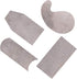 DEF Manganese Steel Cabinet Scrapers Tool, High-strength and Wear-resistant, Set of 4 for Woodworking
