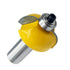5pcs 1/2 Inch Set Set 1/8", 1/4", 5/16", 3/8", 1/2" Wolfride Shank Cove Router Bit Cove Molding Router Bits Radius Cove