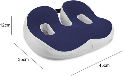 wicoanox Innovation Donut Pillow Hemorrhoids Scientific Center Hole & U-Shaped Cutout, Memory Foam Support Soft Fleece