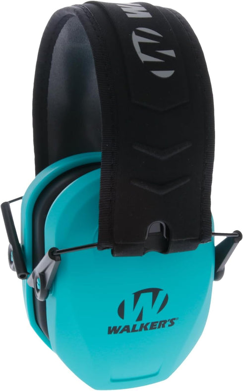 Walker's Compact Earmuffs for Youth & Women - Slim Profile Noise Protection