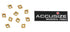 Accusize Industrial Tools CCMT21.51 - Tin Coated Carbide Inserts, 10 Pcs/Box, 2100-1008x10