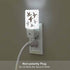 Chrobak LED Night Light Plug into Wall with Dusk to Dawn Light Sensor White Energy Efficient Duck Mallard Wild Bird