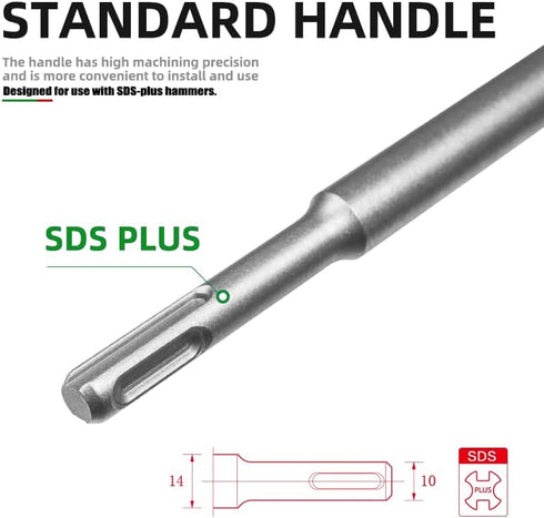 Monkey King Bar-3 IN Wide Floor Scraper - 10"x3" SDS Plus Tile Chisel for Floor and Wall Tile Concrete