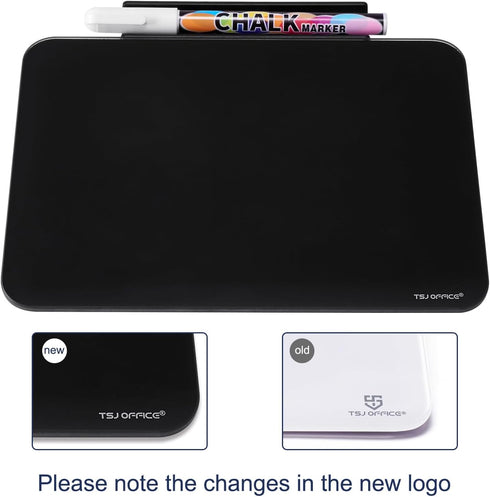 Small Desktop Glass Dry-Erase Whiteboard, 8 X 6 Inches Tabletop Easel Board with Stand for Artist, Teacher, Student