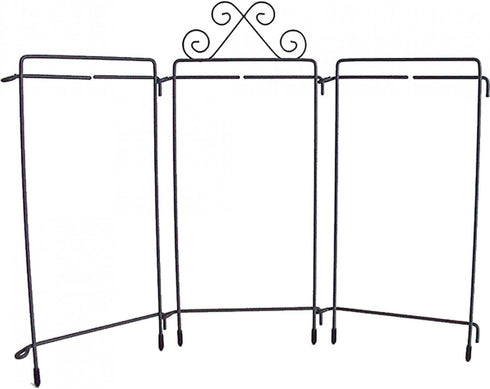 Table Stand Tri French Curl Display by Ackfeld Manufacturing, Grey