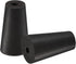 MECCANIXITY Rubber Tapered Plug 10mm to 15mm with Hole, Test Tubes Bungs Stopper Black for Lab Home, 20 Pieces