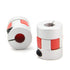 Zeberoxyz 2PCS 8mm to 8mm Aluminium Plum Flexible Shaft Coupling, 8x8mm Motor Connector for 3D Printer CNC