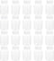 Artibetter 20 Pcs 80ml Clear Empty Plastic Medicine Bottles for Reagent Chemical Storage