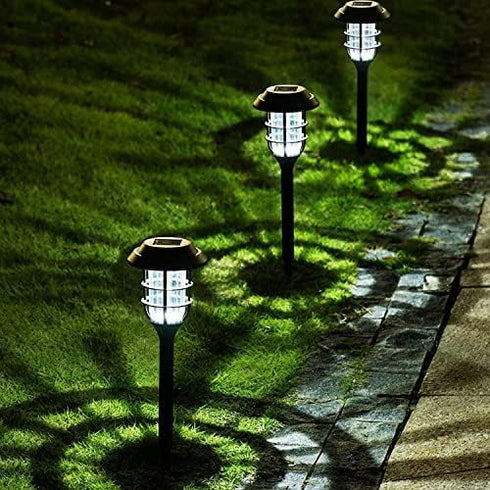 8 Pack(Cold SOLPEX Solar Lights for Outside, Solar Outdoor Pathway Garden Lights Waterproof, Solar Powered Landscape