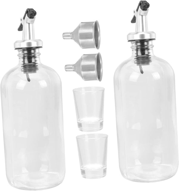Glass Mouthwash Dispenser Kit for Boys and Girls Bathroom Cup Dispenser Toothbrush