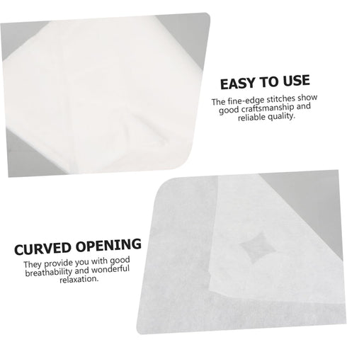 500Sheets FOMIYES Disposable Cradle Covers Breathable Non Stick Face Rest Covers for Massage Tables for Salons and Spas