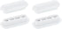 uxcell 4Pcs Toilet Seat Buffer, Anti-Slip Plastic Toilet Seat Bumper, Universal Buffer