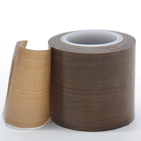 3"x10m PTFE Teflon Tape Nonstick High-Temp 500? Fiberglass Adhesive Tape