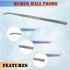 Premium Quality Seeker Mall Probe - Bent Ends Blunt Tips for Students Lab Technicians, Hexagonal Handles No-Slip Grip