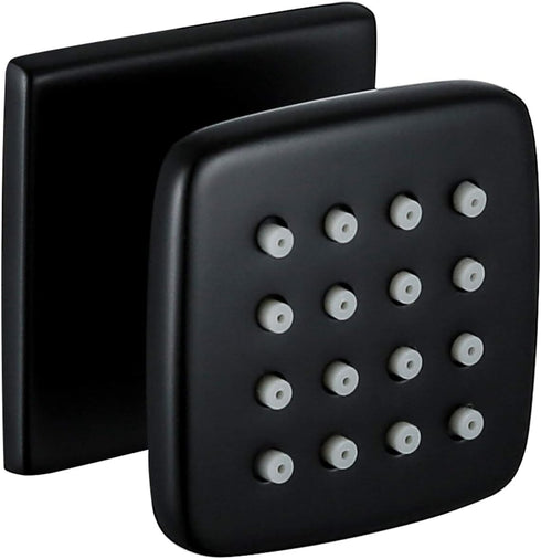RANDOM Shower Body Spray Jets, Matte Black Brass Square Shower Body Sprayer