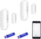 WiFi Door Sensor, Smart Window Contact Sensor for Home Security, Compatible with Alexa and Google Assistant, 1 Pack