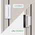 8 800 lbs Home Security Door Reinforcement Lock - Safety Child Proof Door Locks with Screws for Inward Swinging Front