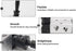 JIUWU 4H210-085 Way Pneumatic Air Hand Lever Operated Valve, Manual Control Valves Port 1/4 Inches