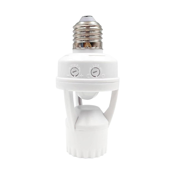 Generic Motion Sensor Light Socket, Auto On/Off E26/E27 Light Sockets Motion Sensor Adapter,