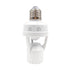 Generic Motion Sensor Light Socket, Auto On/Off E26/E27 Light Sockets Motion Sensor Adapter,