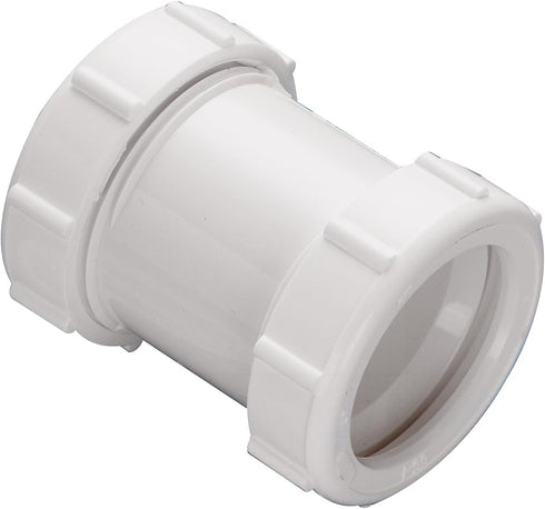 Plumb Pak 46WK Extension Coupling; 1-1/2-Inch or 1-1/4-Inch by 1-1/2-Inch, White