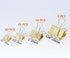 Binder Clip Paper Clamps, Assorted Sizes (Mini, Small, Medium, Large), 100 Pcs Gold Clips for Office School Supplies