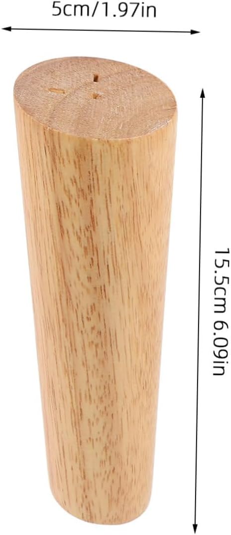 4pcs NUOBESTY Adjustable Solid Wood Furniture Legs for Sofas Coffee Tables Cabinets Dining Tables Tv Stands Sleek