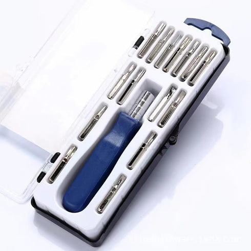 16 in 1 Premium Precision Screwdriver Set, Mini Screwdrivers Kit for Electronics, PC, Laptop, Watch, Eyeglass Repairing