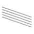 uxcell 5pcs Round Steel Metal Rods, 4mm x 150mm High Speed Steel (HSS) Lathe Bar Stock Tool for Miniature DIY Craft