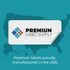 Premium Label Supply White Sticker Square Labels, 2” x 2", 25 Sheets, 500 Total Adhesive Labels