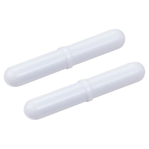 MECCANIXITY Magnetic Stirrer Mixer Stir Bar Rod, 50mm (1.97") with Ring Shape PTFE Coating Magnet, Pack of 2