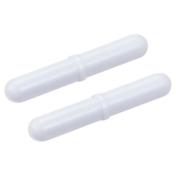 MECCANIXITY Magnetic Stirrer Mixer Stir Bar Rod, 50mm (1.97") with Ring Shape PTFE Coating Magnet, Pack of 2