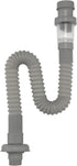 1-1/4" Expandable Flexible Universal Drain, Odor Resistant Wash Basin S Tube Down Tube P Trap (Grey)