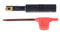 Accusize Industrial Tools 3/8'' 90 Deg Square Shoulder End Mill, 3'' Overall Length, Apkt11t3 Inserts, 1 Flute