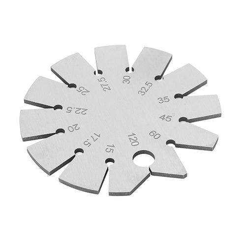 15-120 Degree Bevel Gauge, Stainless Steel Oblique Edges Protractor, Multi Angle Adjustable Measurement Tool for