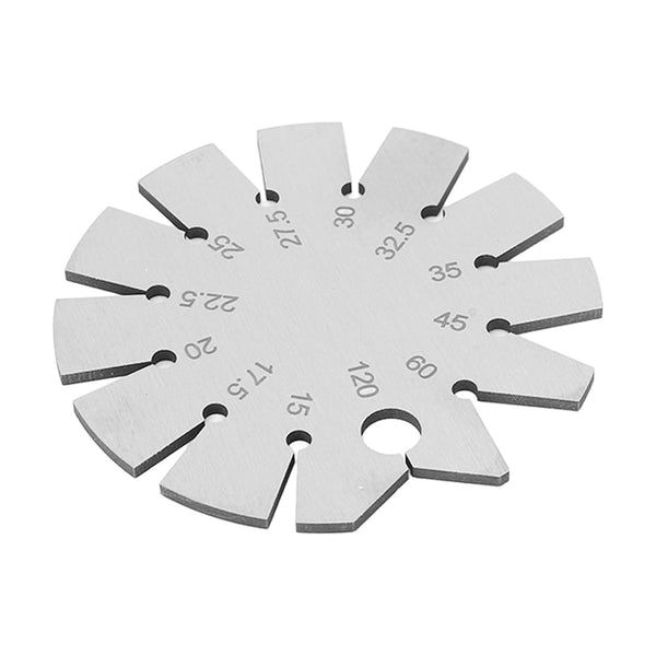 15-120 Degree Bevel Gauge, Stainless Steel Oblique Edges Protractor, Multi Angle Adjustable Measurement Tool for