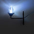 1 12 5pcs 1: 12 Yardwe Outdoor Wall Lights Outdoor Wall Lights Vintage DIY Miniature LED Light Lamp LED Sconces Scale
