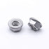 1/4-20 Serrated Flange Hex Lock Nuts - 304 Stainless Steel 18-8 Anti-Loose Nuts for Machinery, Automotive, DIY, 50 PCS
