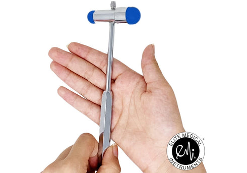 EMI Buck Neurological Reflex Testing Medical Hammer with Needle and Brush (Royal)