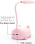 Mini Cat Night Light, LED Desk Lamp for Kids,Cute Cat Foldable USB Rechargeable Reading Light Bedroom Children's Bedside Study (Pink) by Genyerl