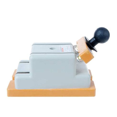 YXQ 400V 100 Amp Double Pole Electric Brake Safety Knife Switch, Gray