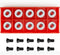 12mm Round Carbide Inserts for Woodturning, R12 X 2.5mm Indexable Tungsten Carbide Cutter Inserts Set (10pcs)