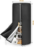 Floweringbeter Rotating shoe rack cover made of sturdy oxford fabric and PU coating, includes a UV resistant layer